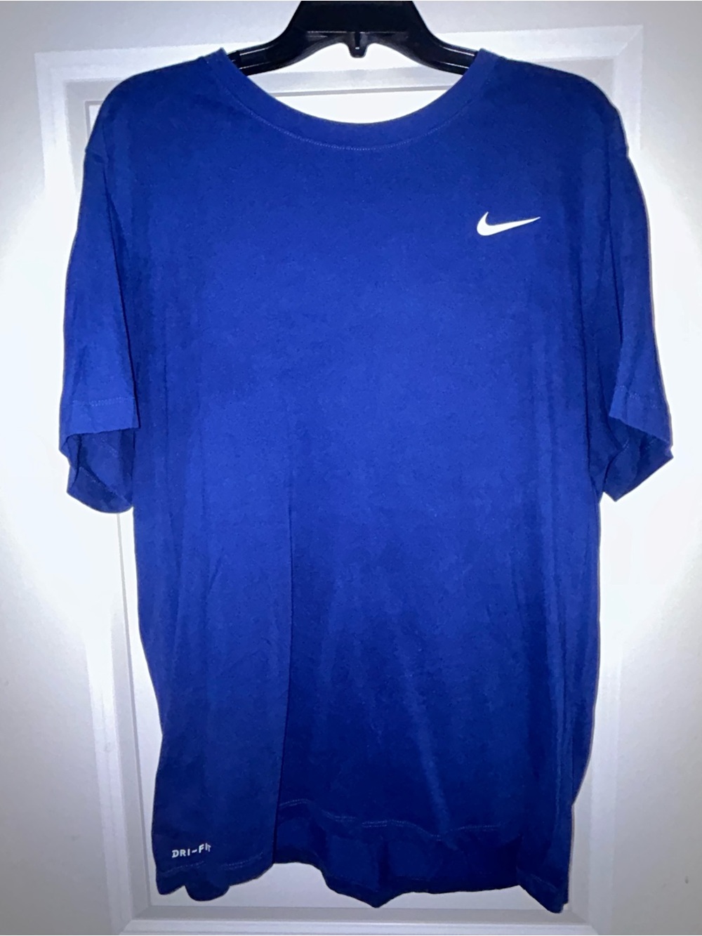 Nike Men's Blue Short Sleeve Dri-FIT Tee